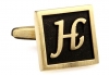 Egypt stylish letter H cufflinks