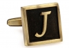 Egypt stylish letter J cufflinks