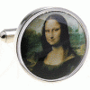 Mona Lisa cufflinks
