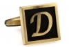 Egypt stylish letter D cufflinks